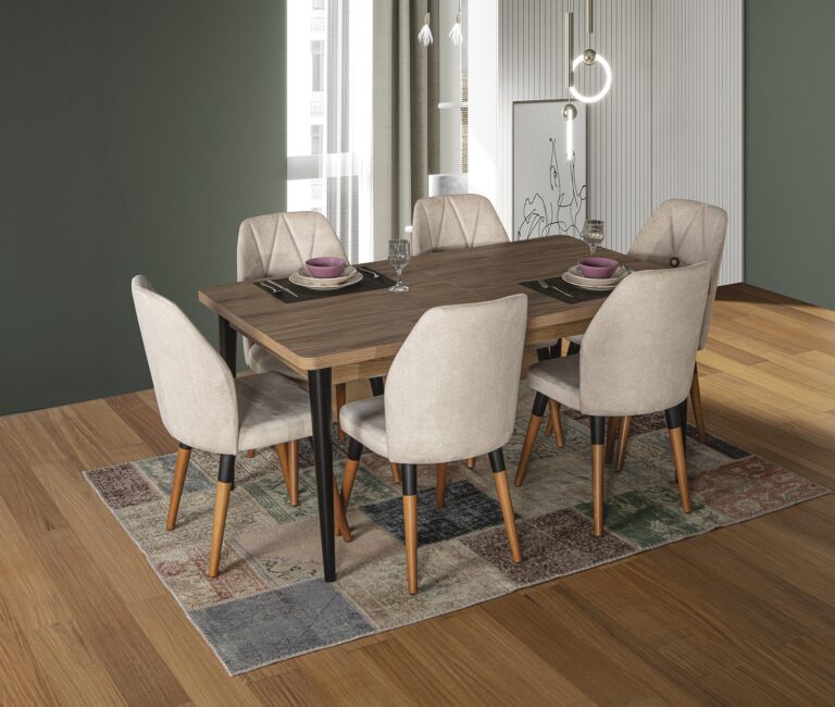 CARMEN WALNUT DINING ROOM