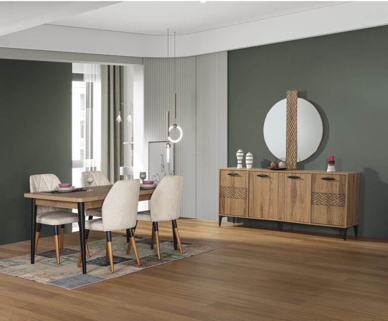 CARMEN WALNUT DINING ROOM