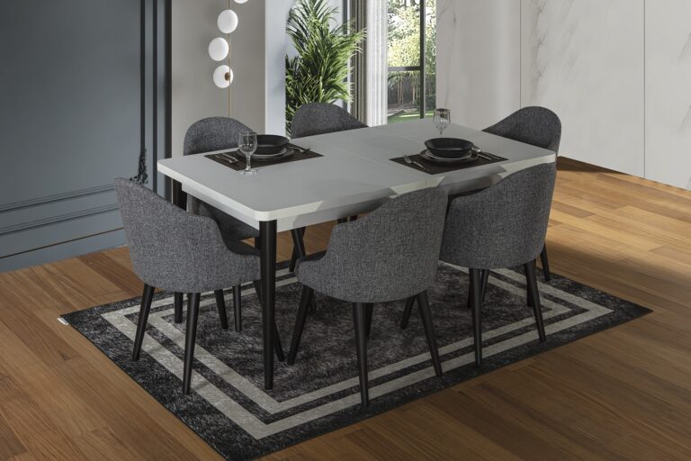 MIRAGE WHITE DINING ROOM