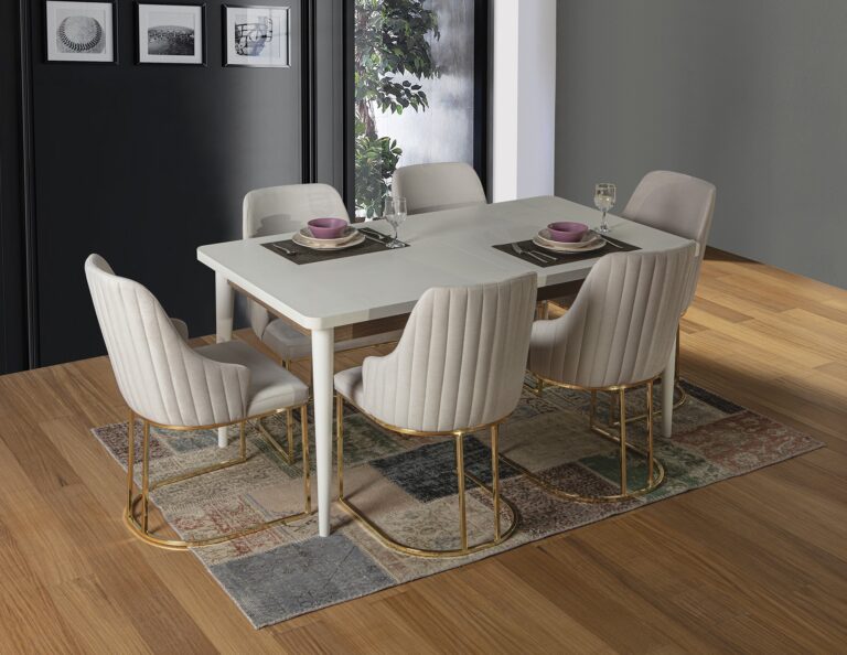 SAHRA BEIGE DINING ROOM