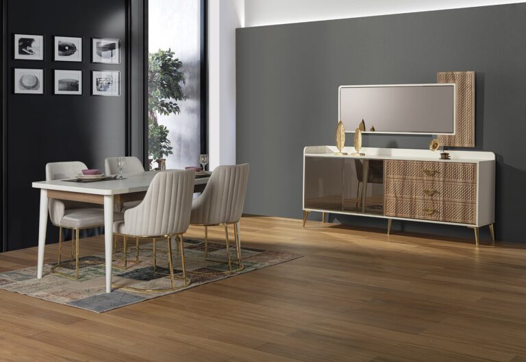 SAHRA BEIGE DINING ROOM