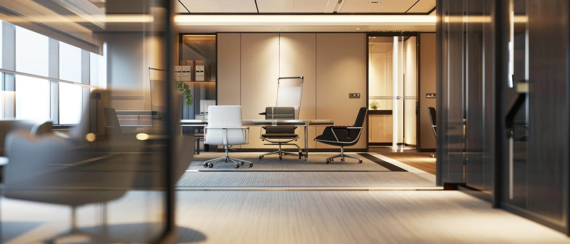 Executive Office Design Elegance | Bienal Commercial Solutions