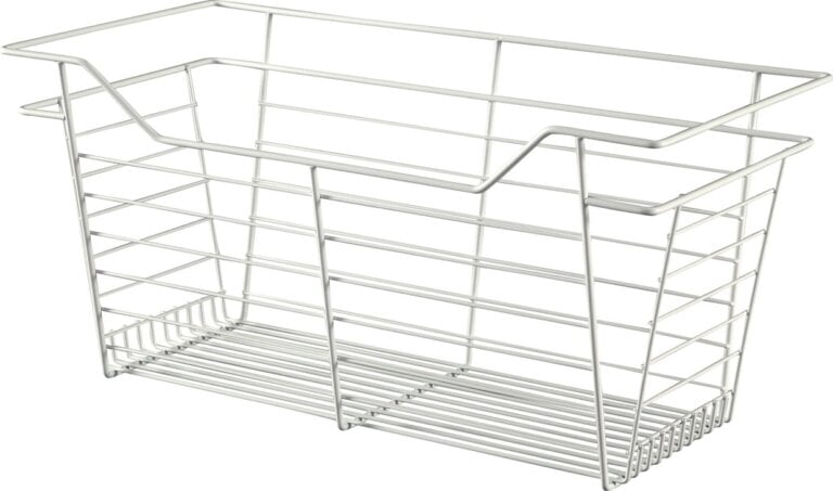 Wire Closet Basket, with Full Extension Slides