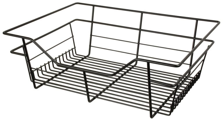 Wire Closet Basket, with Full Extension Slides