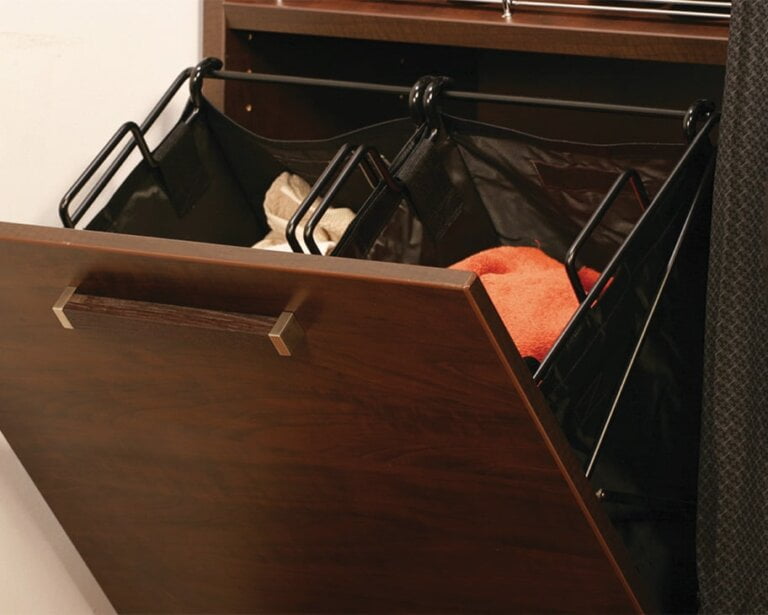Tilt-Out Hamper, with Removable Black Bag, TAG Synergy Collection