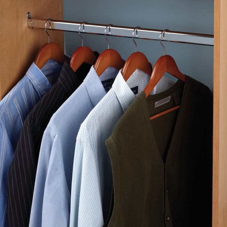 Welded Steel Oval Wardrobe Tube, Steel