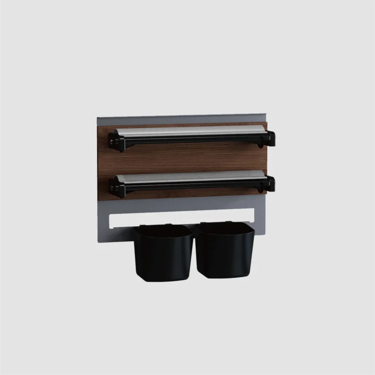 Nature Line Dual Roll Dispenser (with Twin Hanging Containers)