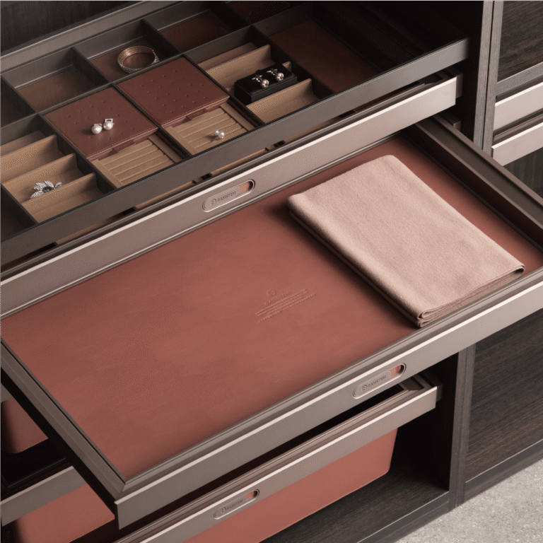 BRUGG Leather Shallow Drawer