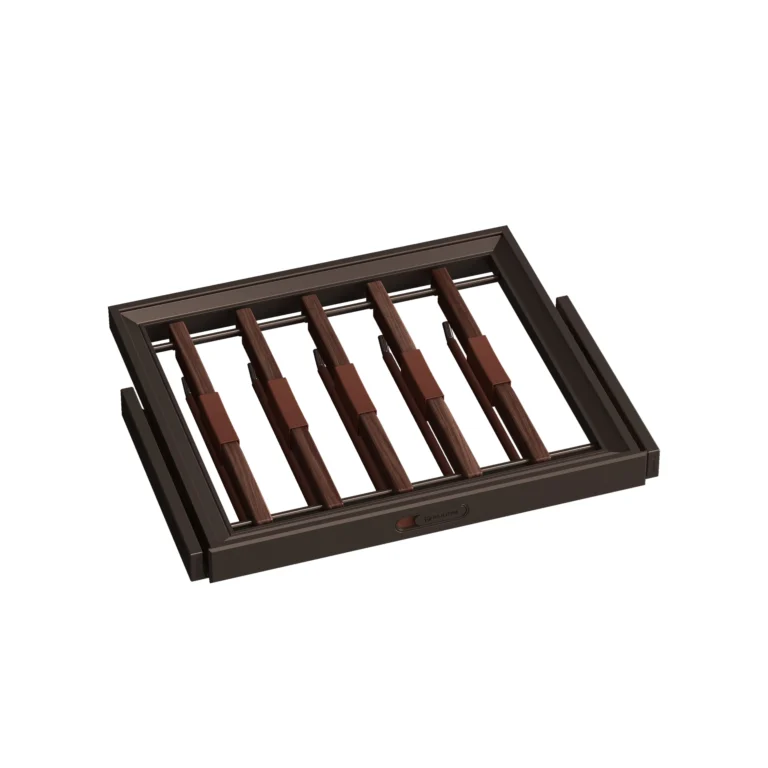 Wallnut Pull-Out Trouser Rack