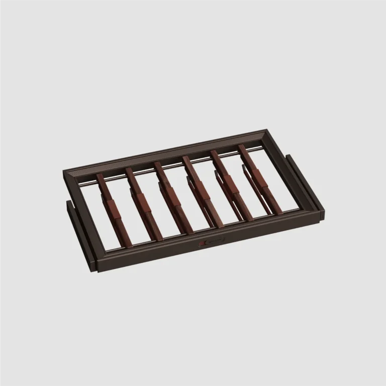 Wallnut Pull-Out Trouser Rack
