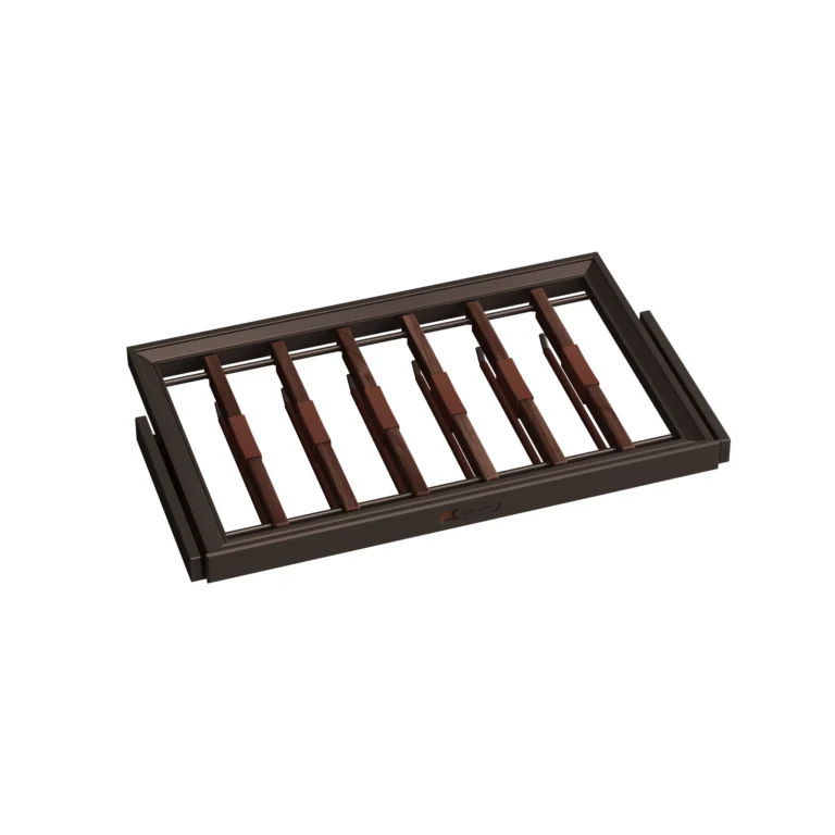Wallnut Pull-Out Trouser Rack