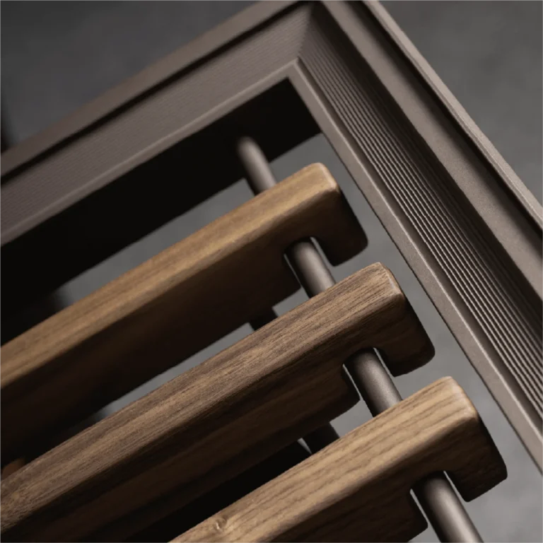 Wallnut Pull-Out Trouser Rack