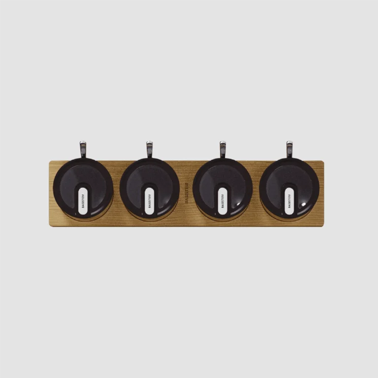 Flavouring Organizer with 4 Spice Jars