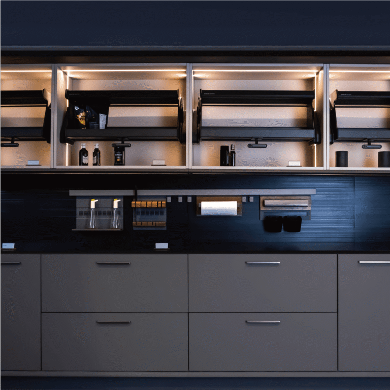 Double-Layer Pull-Down Basket For Overhead Cabinet