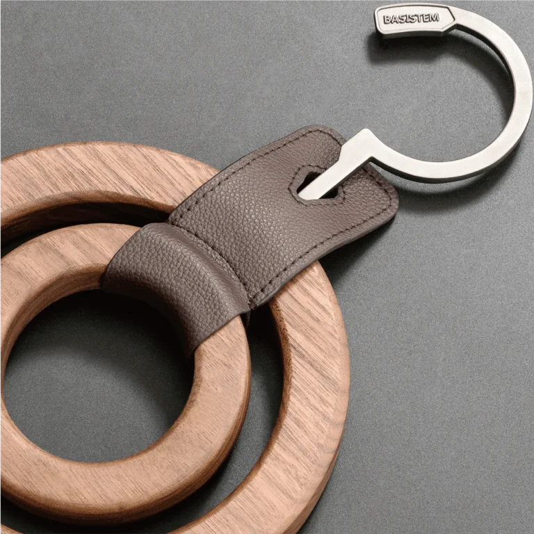 Walnut Double Ring Scarf Hanger