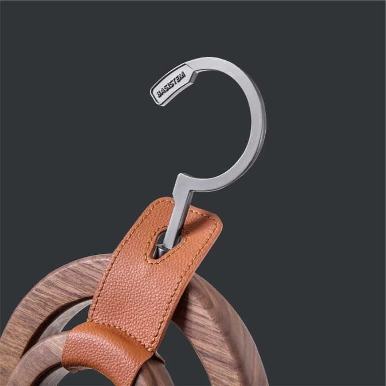 Walnut Double Ring Scarf Hanger