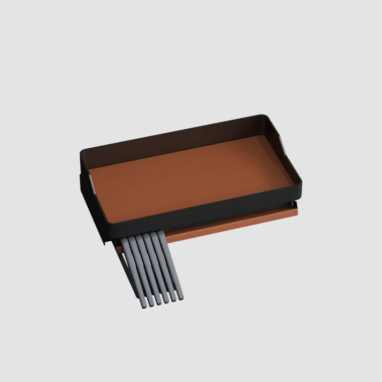 Leather Fixed Tray