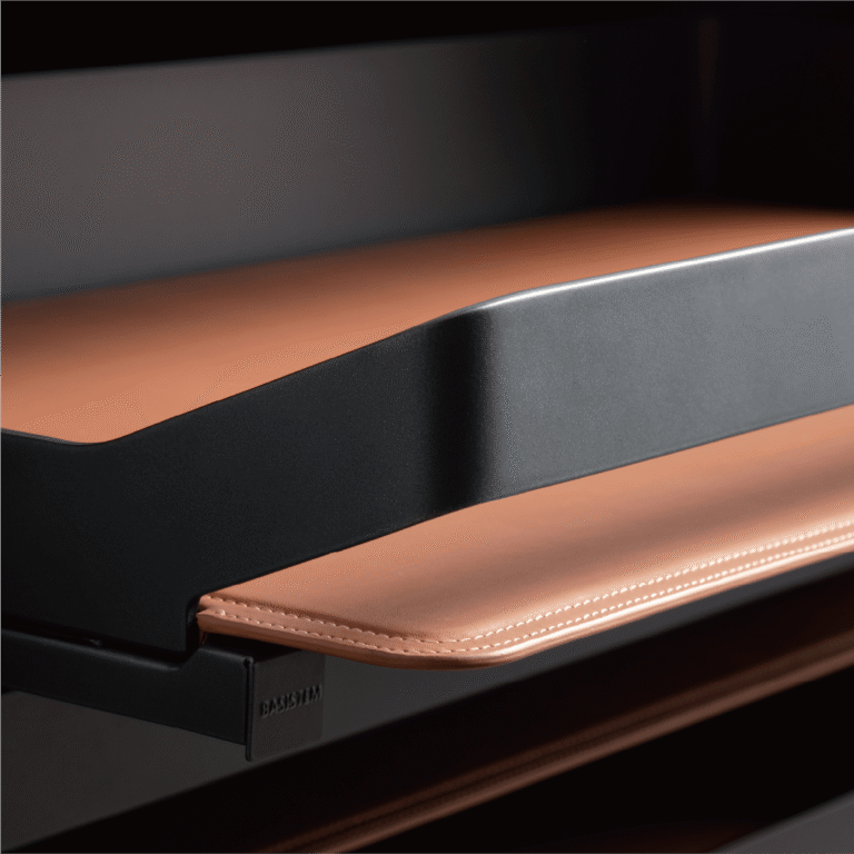 Leather Pull-Out Tray
