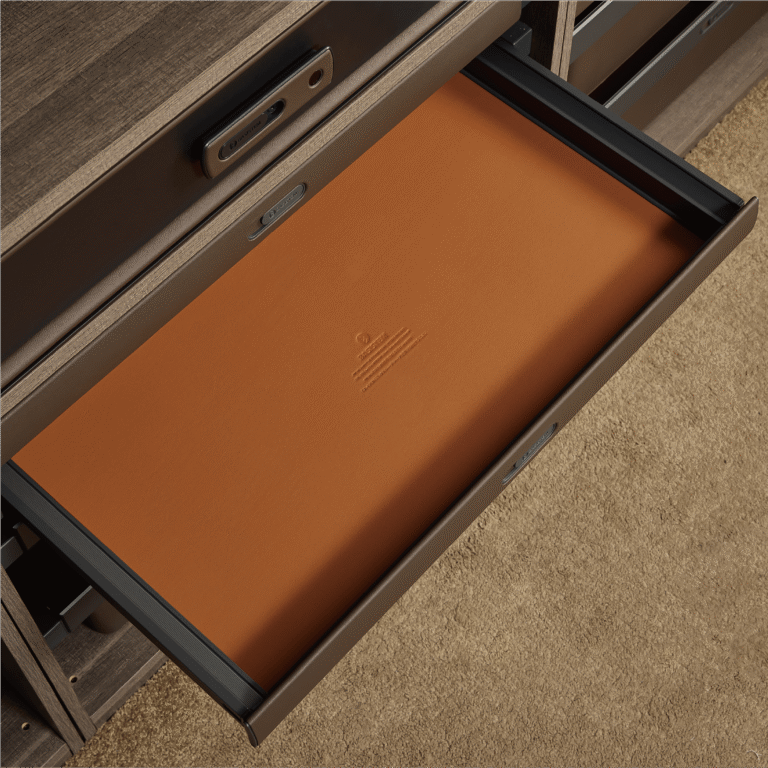Leather Shallow Drawer