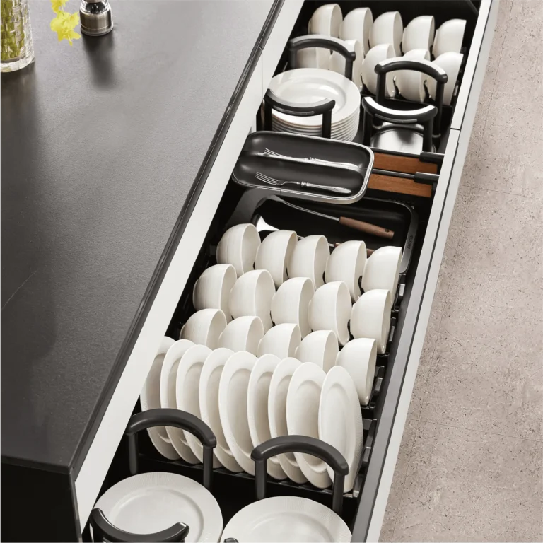 Plate & Bowl Pull-Out Drawer Sets A
