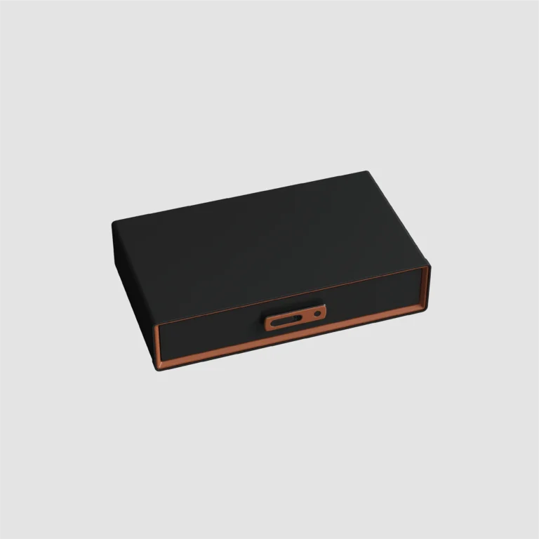 Smart Fingerprint Lockbox - Saddle Orange