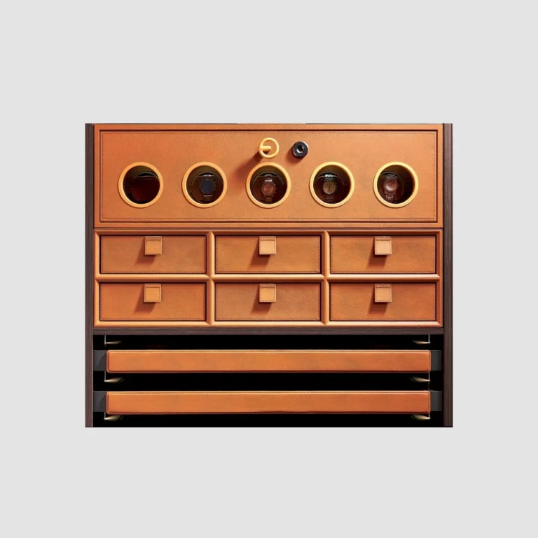 Smart Cabinet With Watch Winder And Fingerprint Lock